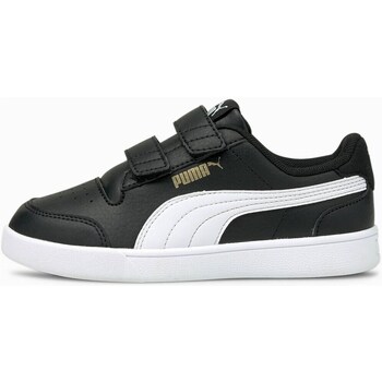 Shoes Children Low top trainers Puma Shuffle V PS Black, White