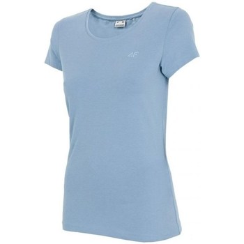 Clothing Women Short-sleeved t-shirts 4F TSD350 Blue