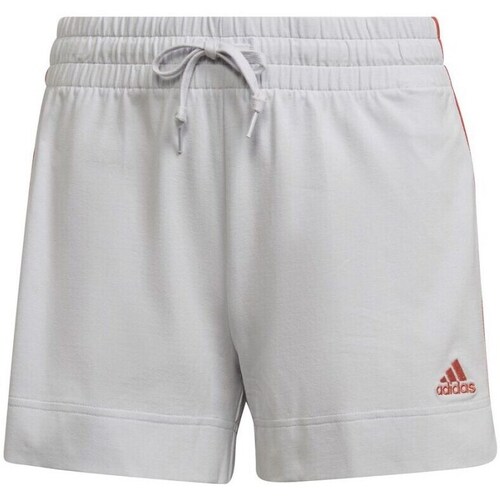 Clothing Women Cropped trousers adidas Originals Essentials 3STRIPES White