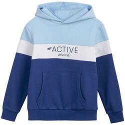 Clothing Girl Sweaters 4F JBLD002 Navy blue, Light blue
