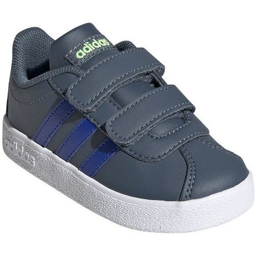 Shoes Children Low top trainers adidas Originals VL Court Grey