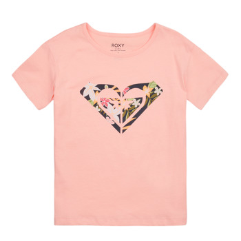 Clothing Girl Short-sleeved t-shirts Roxy DAY AND NIGHT A Pink