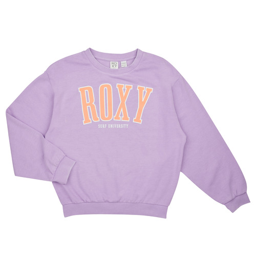 Clothing Girl Sweaters Roxy BUTTERFLY PARADE Purple / Yellow