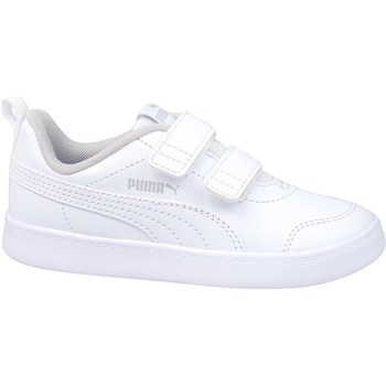 Shoes Children Low top trainers Puma Courtflex V2 V Inf White