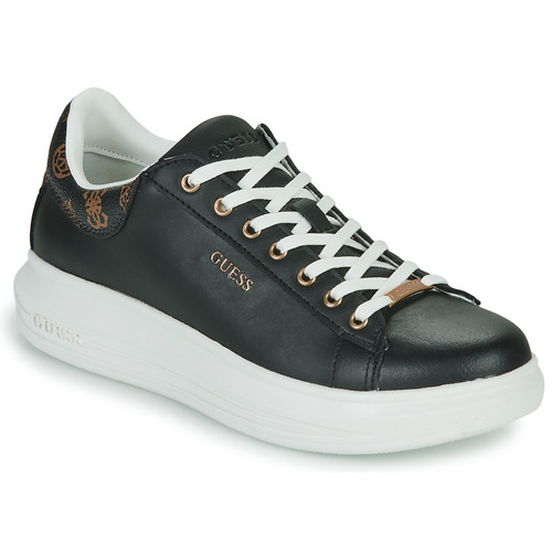 Shoes Women Low top trainers Guess VIBO Black / Brown