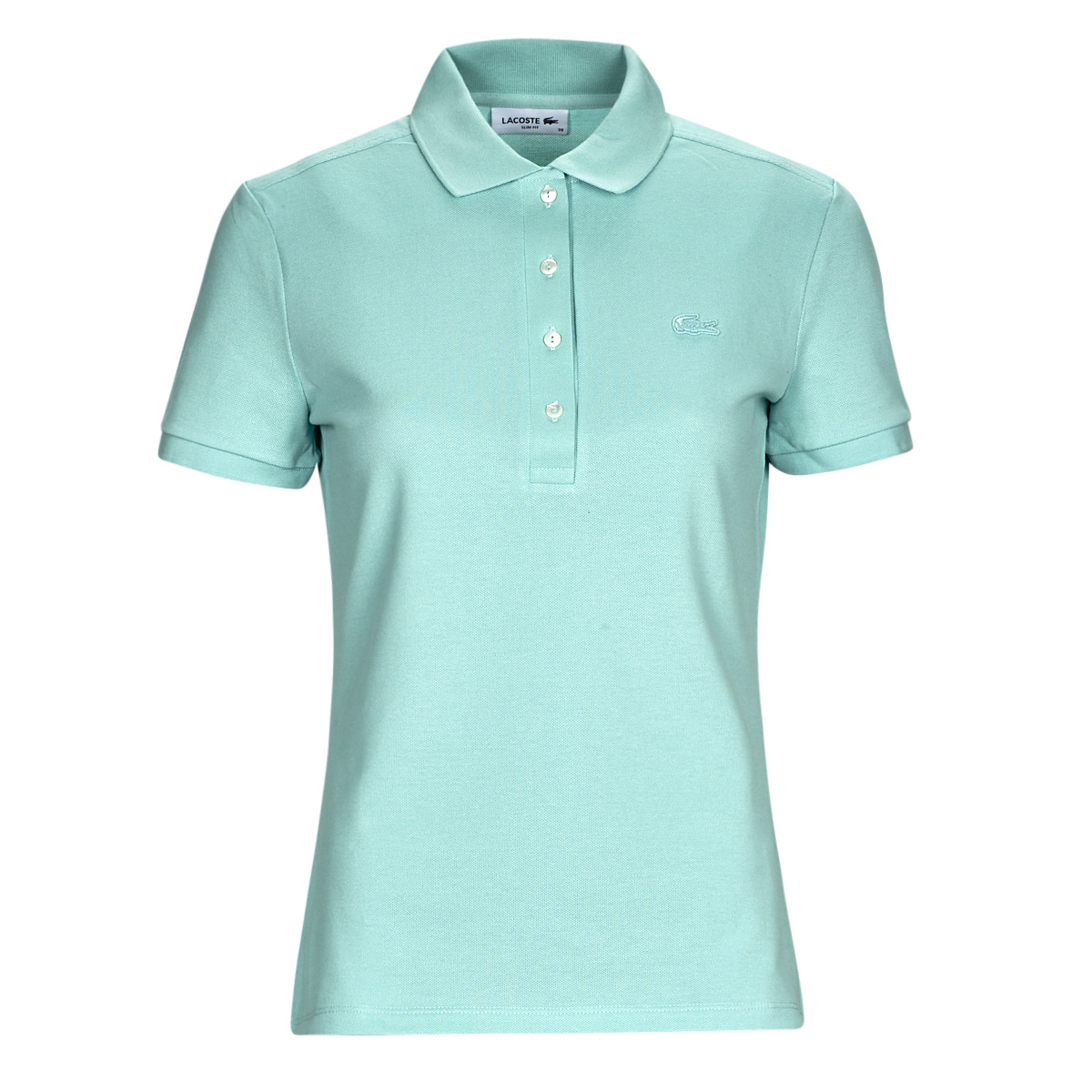 lacoste  pf5462  women's polo shirt in blue