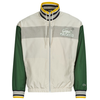 Clothing Men Jackets Lacoste BH5466-PT2 White / Green