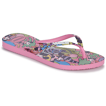 Shoes Women Flip flops Havaianas SLIM DISNEY STYLISH Pink