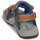 Shoes Boy Outdoor sandals Kickers KIWI Blue / Orange