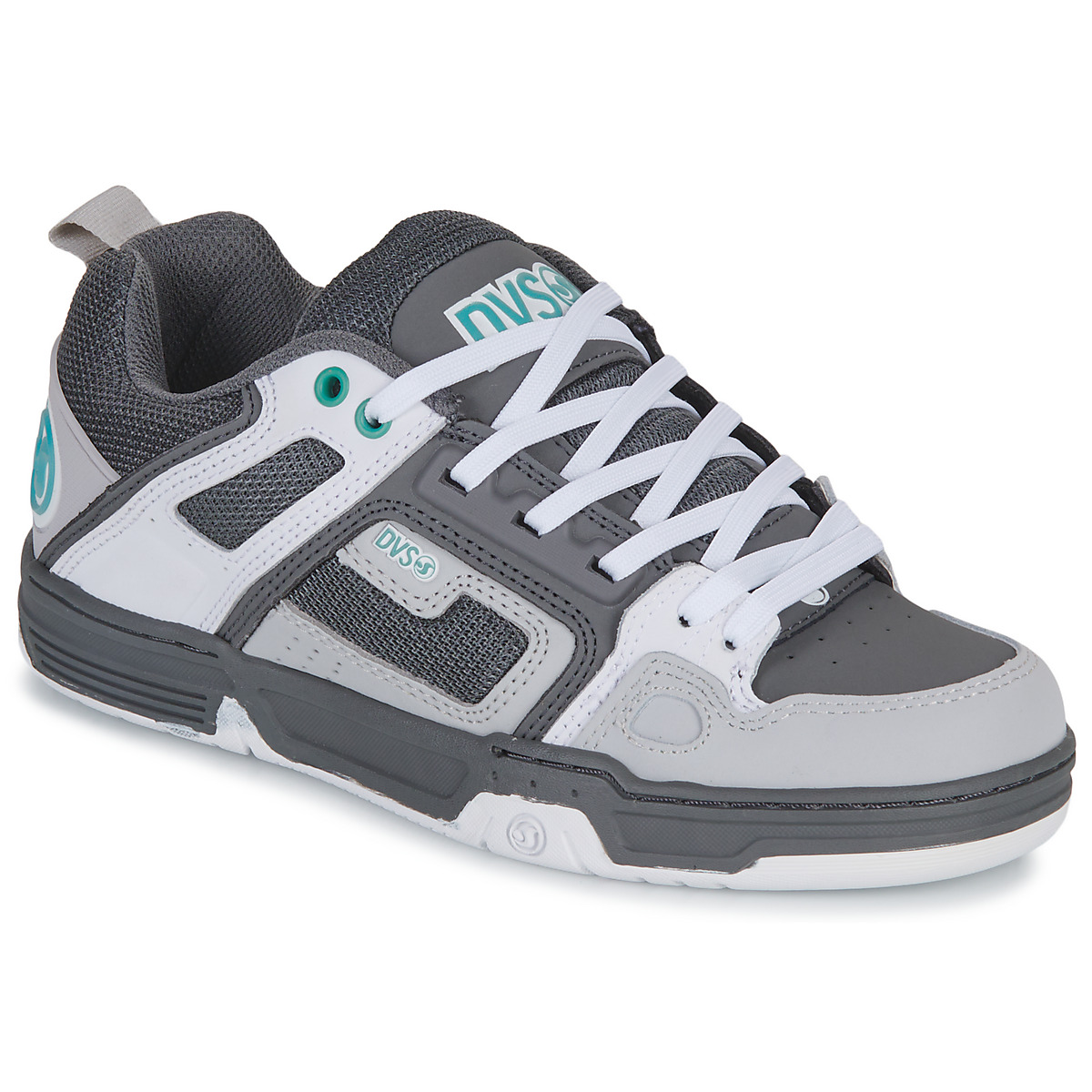 DVS COMANCHE White Grey Blue Free delivery Spartoo UK Shoes  Skate shoes £ 76.80