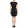 Clothing Women Short Dresses Manoukian EMMA Black / Leopard