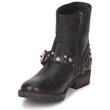 Pieces ISADORA LEATHER BOOT Black