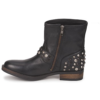 Pieces ISADORA LEATHER BOOT Black
