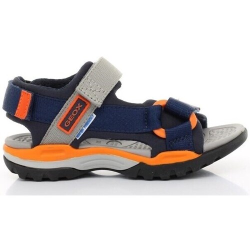 Shoes Children Sandals Geox J150RAC0659 Navy blue, Grey