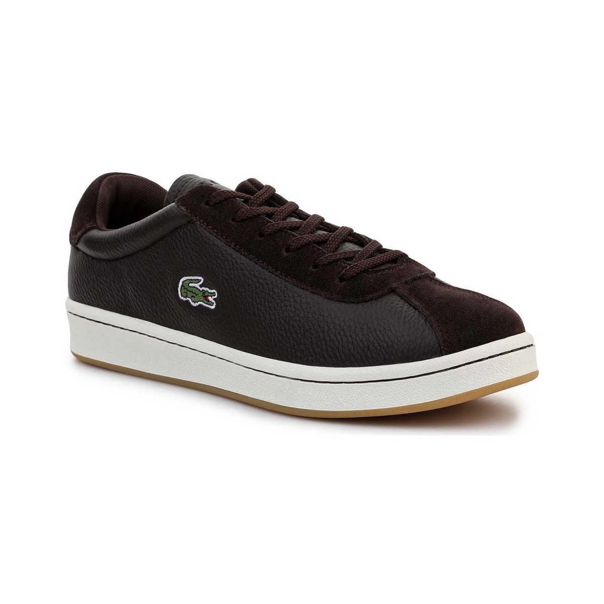 lacoste  masters 119 3 sma  men's shoes (trainers) in black