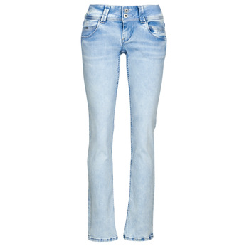 Clothing Women Straight jeans Pepe jeans VENUS Blue / Clear