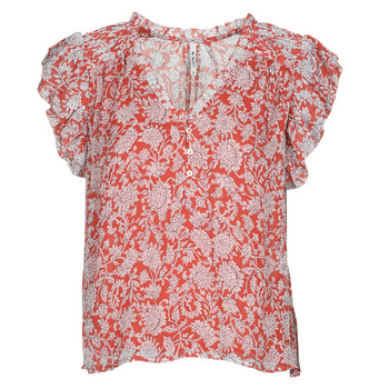 Clothing Women Tops / Blouses Pepe jeans PALESA Red / White