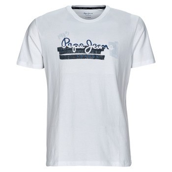 Clothing Men Short-sleeved t-shirts Pepe jeans RAFA White