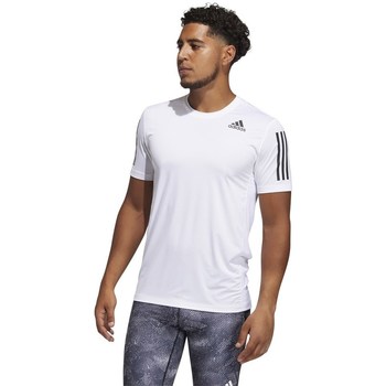 Clothing Men Short-sleeved t-shirts adidas Originals Techfit Fitted 3STRIPES White