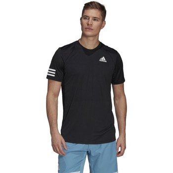 Clothing Men Short-sleeved t-shirts adidas Originals Club Tennis 3STRIPES Black