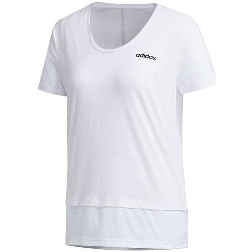 Clothing Women Short-sleeved t-shirts adidas Originals Essentials White