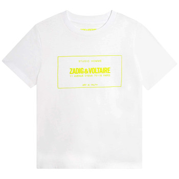 Clothing Boy Short-sleeved t-shirts Zadig & Voltaire X25355-N05-J White