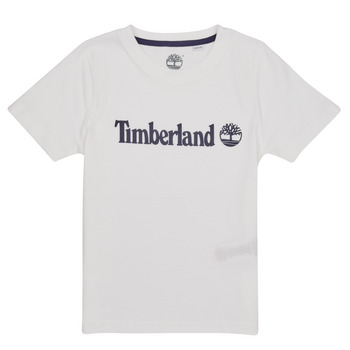 Clothing Boy Short-sleeved t-shirts Timberland T25T77 White