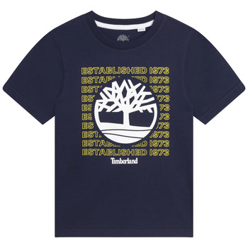 Clothing Boy Short-sleeved t-shirts Timberland T25T97 Marine