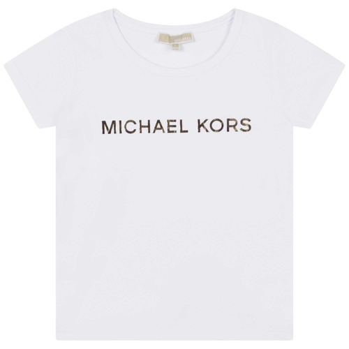Clothing Girl Short-sleeved t-shirts MICHAEL Michael Kors R15164-10P-C White