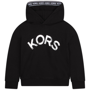 Clothing Girl Sweaters MICHAEL Michael Kors R15173-09B-C Black / Silver