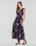Clothing Women Long Dresses Betty London ASCELLA Marine / Multicolour