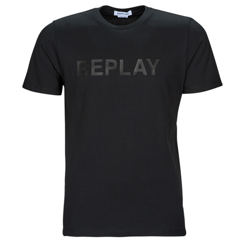 Clothing Men Short-sleeved t-shirts Replay M6462 Black