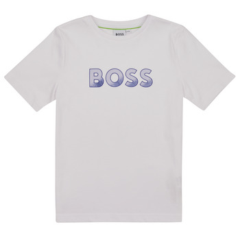 Clothing Boy Short-sleeved t-shirts BOSS J25O03-10P-C White