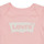Clothing Children Sleepsuits Levi's LHN BATWING ONESIE HAT BOOTIE Pink / White