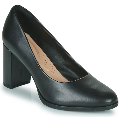 Clarks Solid Black Heels Size 8 1/2 - 72% off | ThredUp
