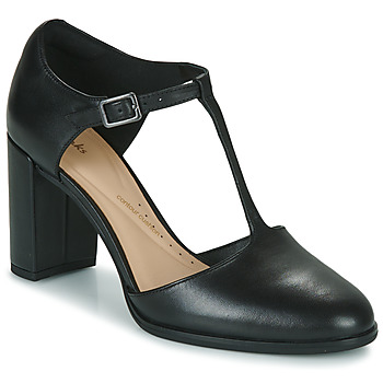 Shoes Women Heels Clarks FREVA85 BAR Black