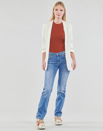 Clothing Women Straight jeans Only ONLALICIA REG STRT DNM DOT568 Blue / Medium