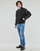 Clothing Men Jackets Calvin Klein Jeans FAUX LEATHER BOMBER JACKET Black