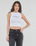 Clothing Women Short-sleeved t-shirts Calvin Klein Jeans ARCHIVAL MONOLOGO RIB TANK TOP White