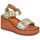 Shoes Women Sandals Metamorf'Ose NABOT Gold / Brown