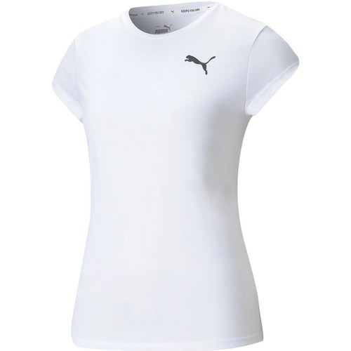Clothing Women Short-sleeved t-shirts Puma Active Tee White