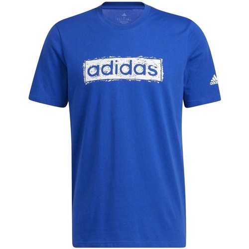 Clothing Men Short-sleeved t-shirts adidas Originals M Skt Lin G T Blue