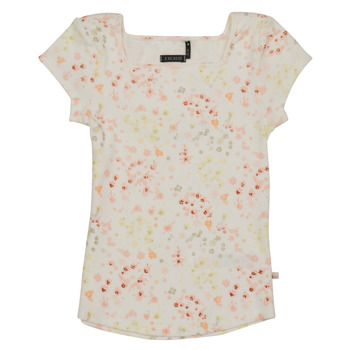 Clothing Girl Short-sleeved t-shirts Ikks XW10422 White / Pink
