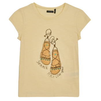 Clothing Girl Short-sleeved t-shirts Ikks XW10192 Yellow