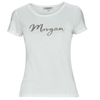 Clothing Women Short-sleeved t-shirts Morgan DGANA White