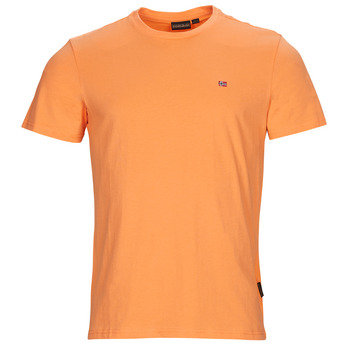 Clothing Men Short-sleeved t-shirts Napapijri SALIS Orange