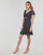 Clothing Women Short Dresses MICHAEL Michael Kors ASTOR PRNT TIE DRS Marine / Beige