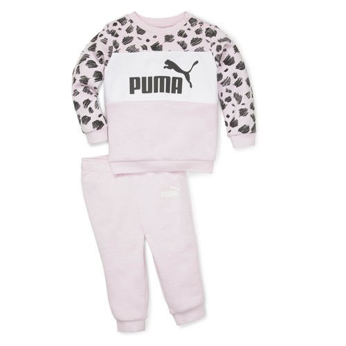 Clothing Girl Sets & Outfits Puma ESS PUMA MATES INFANTS JOGGER Pink