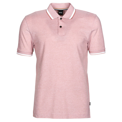 BOSS Parlay 183 Pink - Free delivery | Spartoo UK ! - Clothing  Short-sleeved polo shirts Men £ | 