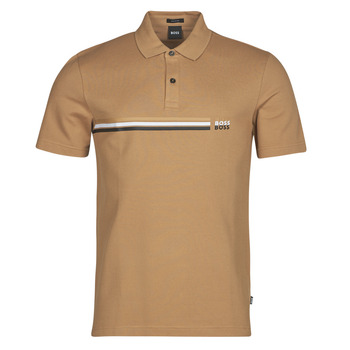 Clothing Men Short-sleeved polo shirts BOSS Pack 32 Beige